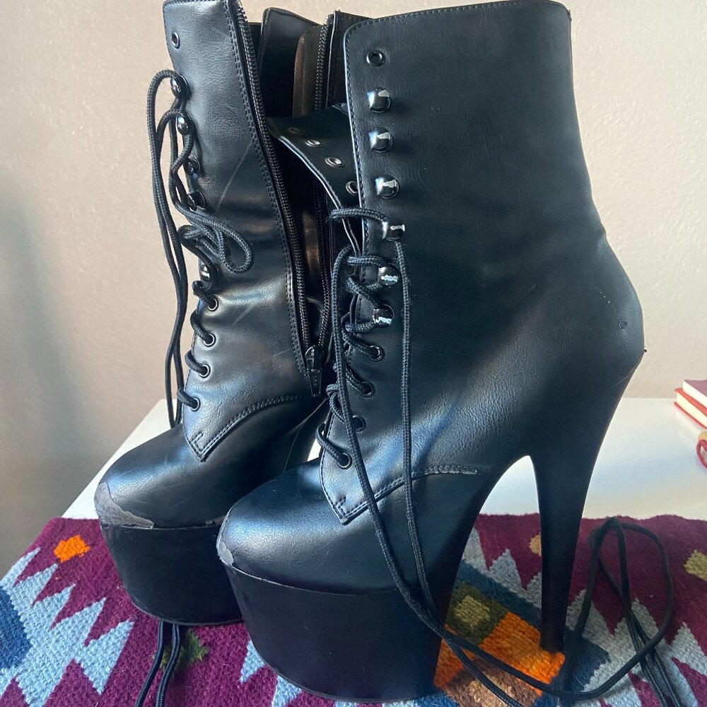 Pleaser Adore-1020 Pole Dance Shoes Sz 8